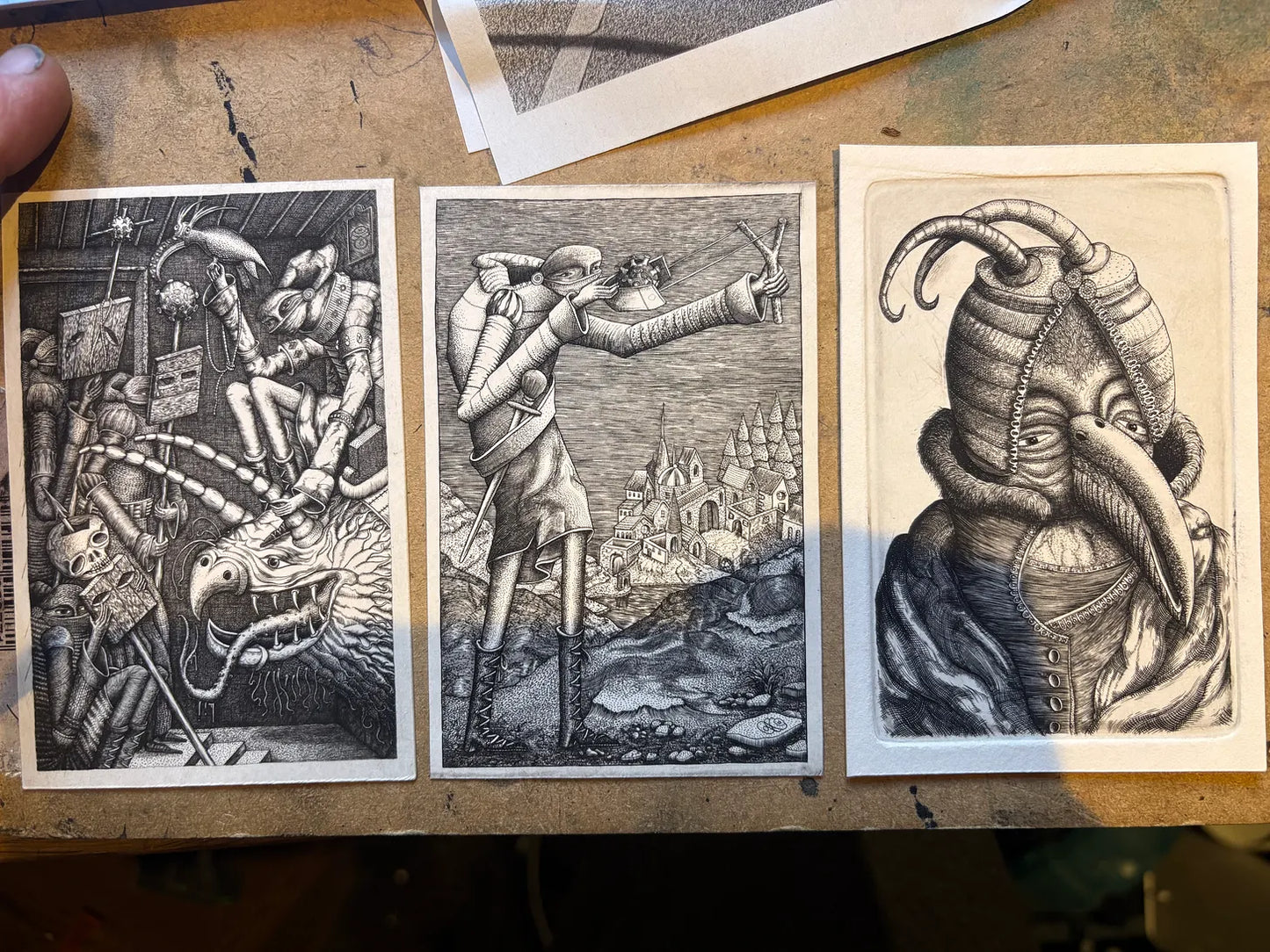 phlegm miniature engravings (LOTTERY ENTRY)