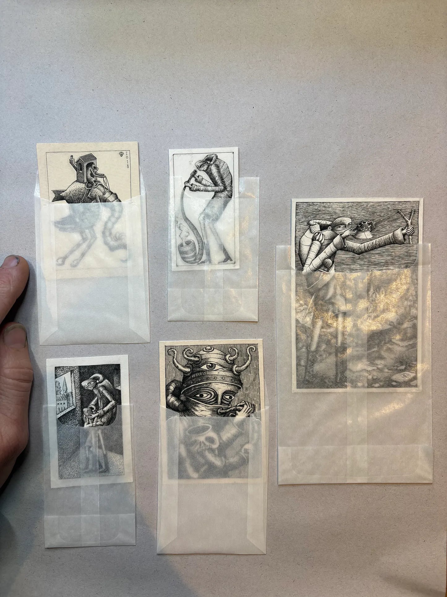 phlegm miniature engravings (LOTTERY ENTRY)