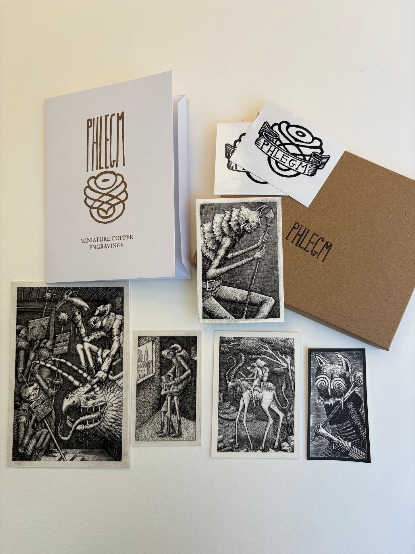 phlegm miniature engravings (LOTTERY ENTRY)