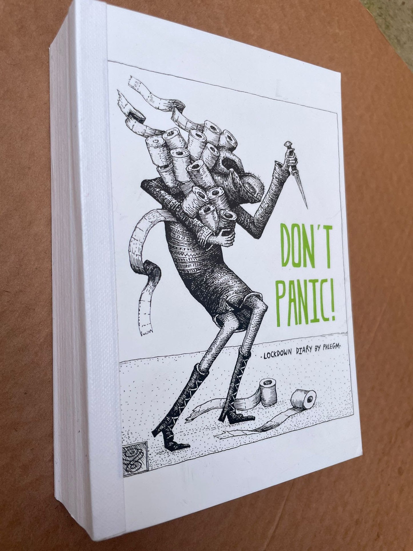 Don't Panic! - Book & "Trapped" Mini Print