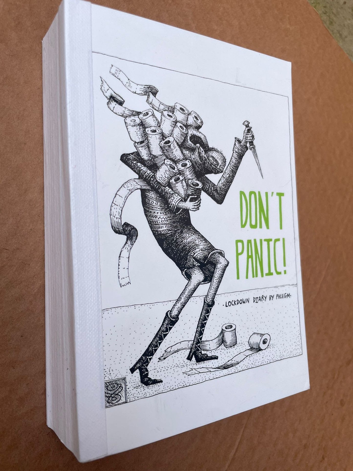 Don't Panic! Book & "Trapped" Mini Print (LOTTERY ENTRY)